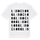 Lindeborg ordlek t-shirt