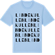 Blue Soul t-shirt med Lindekullen ordlek t-shirt