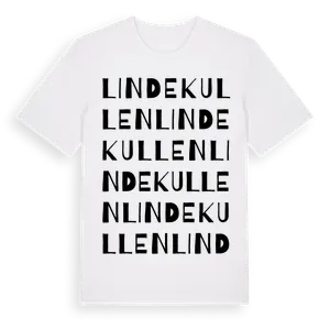 Lindekullen ordlek t-shirt – ekologisk bomull t-shirt från Pinshirt