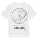 White t-shirt med Lindesnäs t-shirt