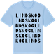 Blue Soul t-shirt med Lindskog ordlek t-shirt