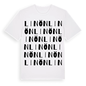 Linön ordlek t-shirt – ekologisk bomull t-shirt från Pinshirt