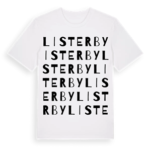 Listerby ordlek t-shirt – ekologisk bomull t-shirt från Pinshirt