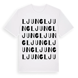 Ljung ordlek t-shirt – ekologisk bomull t-shirt från Pinshirt