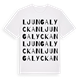 Ljungalyckan ordlek t-shirt