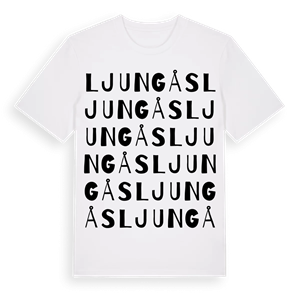 Ljungås ordlek t-shirt – ekologisk bomull t-shirt från Pinshirt