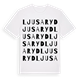 White t-shirt med Ljusaryd ordlek t-shirt