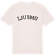 Vintage White t-shirt med Ljusmo böjd t-shirt