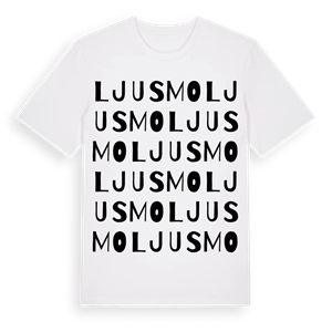 Ljusmo ordlek t-shirt – ekologisk bomull t-shirt från Pinshirt