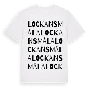 Lockansmåla ordlek t-shirt – ekologisk bomull t-shirt från Pinshirt