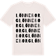 Vintage White t-shirt med Lönneborg ordlek t-shirt