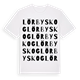 Lörbyskog ordlek t-shirt