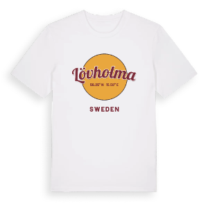 Lövholma cirkel t-shirt – ekologisk bomull t-shirt från Pinshirt