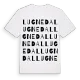 Lugnedal ordlek t-shirt