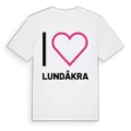 Jag älskar Lundåkra t-shirt stort tryck