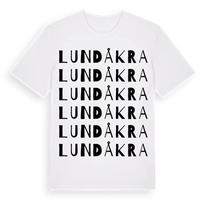 Lundåkra ordlek t-shirt – ekologisk bomull t-shirt från Pinshirt