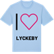 Blue Soul t-shirt med Jag älskar Lyckeby t-shirt stort tryck