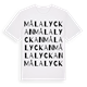 Målalyckan ordlek t-shirt