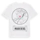White t-shirt med Marieberg t-shirt