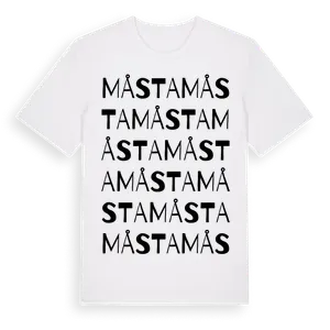 Måsta ordlek t-shirt – ekologisk bomull t-shirt från Pinshirt