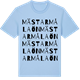 Blue Soul t-shirt med Mästarmålaön ordlek t-shirt