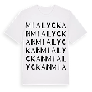 Mialyckan ordlek t-shirt – ekologisk bomull t-shirt från Pinshirt