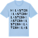 Blue Soul t-shirt med Milasten ordlek t-shirt