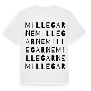 Millegarne ordlek t-shirt – ekologisk bomull t-shirt från Pinshirt