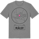 Mid Heather Gray t-shirt med Mjällby t-shirt