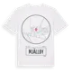 White t-shirt med Mjällby t-shirt