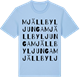 Blue Soul t-shirt med Mjällby Ljunga ordlek t-shirt