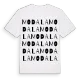 Modala ordlek t-shirt