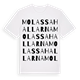 Molassahallarna ordlek t-shirt