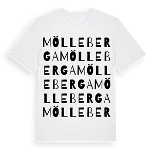 Mölleberga ordlek t-shirt – ekologisk bomull t-shirt från Pinshirt