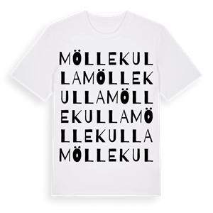 Möllekulla ordlek t-shirt – ekologisk bomull t-shirt från Pinshirt