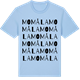 Blue Soul t-shirt med Momåla ordlek t-shirt