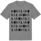 Mid Heather Gray t-shirt med Momåla ordlek t-shirt