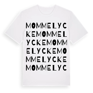 Mommelycke ordlek t-shirt – ekologisk bomull t-shirt från Pinshirt