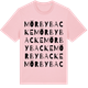 Pink Cotton t-shirt med Mörby backe ordlek t-shirt