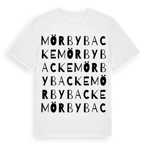Mörby backe ordlek t-shirt – ekologisk bomull t-shirt från Pinshirt