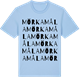 Blue Soul t-shirt med Mörkamåla ordlek t-shirt