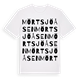 Mörtsjöåsen ordlek t-shirt