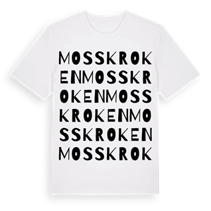 Mosskroken ordlek t-shirt – ekologisk bomull t-shirt från Pinshirt
