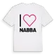 Jag älskar Nabba t-shirt stort tryck