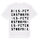 Nils-Peters torp ordlek t-shirt