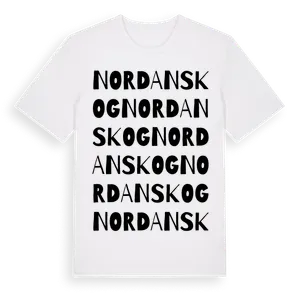 Nordanskog ordlek t-shirt – ekologisk bomull t-shirt från Pinshirt