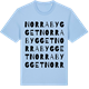 Blue Soul t-shirt med Norra Bygget ordlek t-shirt
