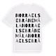 Norra Elsebrånemåla ordlek t-shirt