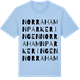 Blue Soul t-shirt med Norra hamnparkeringen ordlek t-shirt