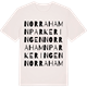 Vintage White t-shirt med Norra hamnparkeringen ordlek t-shirt